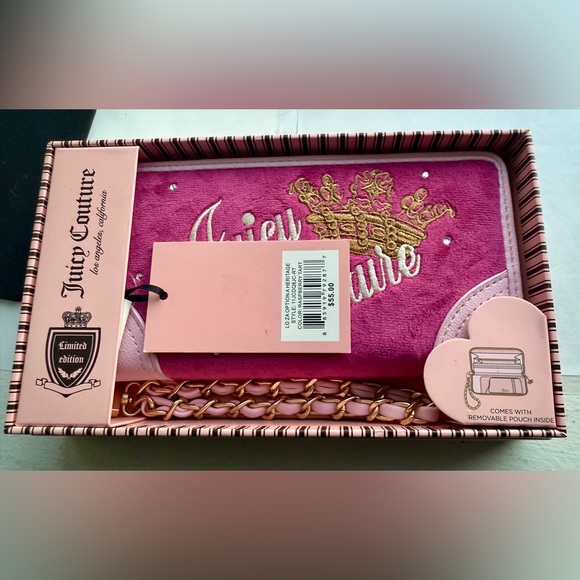 Juicy Couture Pink Crown Pouch Set – Limited Edition NWT - Picture 3 of 3